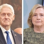 　ビル・クリントン氏（ロイター＝共同）、ヒラリー・クリントン氏（ゲッティ＝共同）