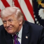 　トランプ米大統領＝４日、ワシントン（ゲッティ＝共同）