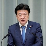 　記者会見する木原官房長官＝５日午前、首相官邸