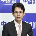 　中道改革連合の階猛氏＝２月、国会