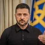 　ウクライナのゼレンスキー大統領（ゲッティ＝共同）