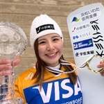 　スノーボードＷ杯パラレル大回転で種目別制覇を果たした三木つばき＝１５日、バルサンコム（本人提供）