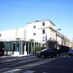 　米中の閣僚級貿易協議が行われているＯＥＣＤ本部＝１５日、パリ（ロイター＝共同）