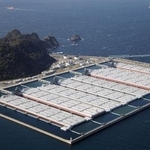 　北九州市若松区の白島国家石油備蓄基地