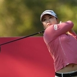 　第１ラウンド、４アンダーで７位の西郷真央＝シャロンハイツ・クラブ（共同）