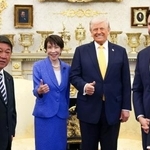 　高市首相のＸ（旧ツイッター）に投稿された、ポーズをとる日米両首脳の写真
