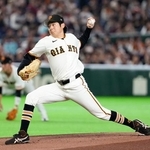 　楽天とのオープン戦に先発した巨人・竹丸＝東京ドーム