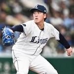 　４回無失点と好投した西武先発の隅田＝ベルーナドーム