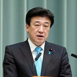 　記者会見する木原官房長官＝２５日午前、首相官邸