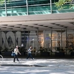 　オーストラリアの公共放送ＡＢＣの本部＝２５日、シドニー（共同）