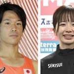 　吉田祐也（左）、佐藤早也伽