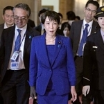 　高市首相＝２５日、国会