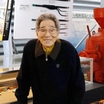 　青函トンネルの建設に約２０年間従事した元作業員の菊地謹一さん＝５日、北海道福島町