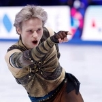 　男子ＳＰ　演技するイリア・マリニン＝プラハ（共同）