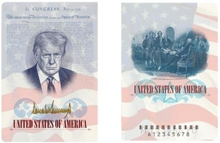 米旅券にトランプ氏肖像画|全国海外|神戸新聞NEXT