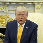 　トランプ米大統領＝３月１９日、ワシントン