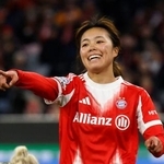 　バイエルン・ミュンヘンの谷川萌々子＝１日、ミュンヘン（ロイター＝共同）