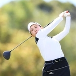 　第１日、３アンダーで首位の伊藤愛華＝葛城ＧＣ