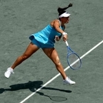 　大会２連覇を果たしたジェシカ・ペグラ＝５日（ゲッティ＝共同）