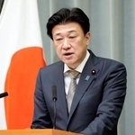 　記者会見する木原官房長官＝７日午前、首相官邸