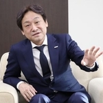 　インタビューに応じるりそな銀行の千田一弘社長