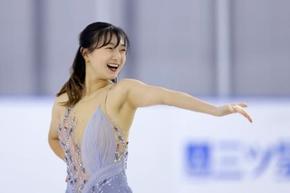 　アイスショーで演技する坂本花織さん＝シスメックス神戸アイスキャンパス