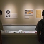 　「編集者かく戦へり」の展示風景＝東京都目黒区の日本近代文学館