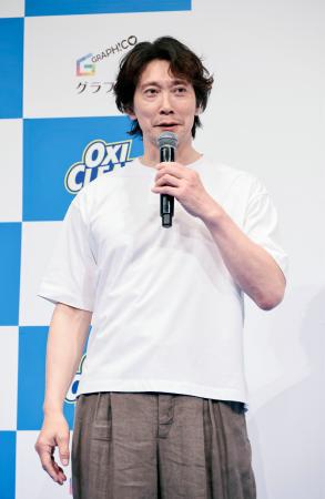 　イベントに登場した佐々木蔵之介＝１４日、東京都千代田区