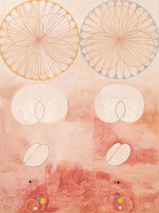 　ヒルマ・アフ・クリント「１０の最大物、グループＩＶ、Ｎｏ．９、老年期」（１９０７年　ヒルマ・アフ・クリント財団　Ｂｙ　ｃｏｕｒｔｅｓｙ　ｏｆ　Ｔｈｅ　Ｈｉｌｍａ　ａｆ　Ｋｌｉｎｔ　Ｆｏｕｎｄａｔｉｏｎ）（提供写真）
