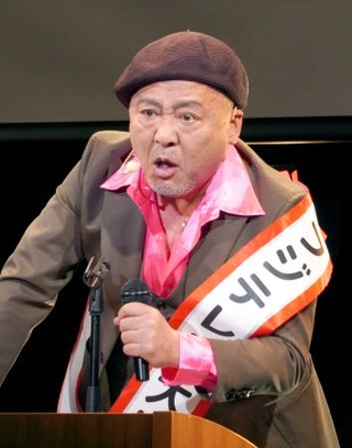 　演説調のネタでフジテレビを皮肉るマキタスポーツ＝東京都渋谷区