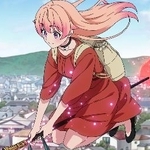 　アニメ「ウィッチウォッチ」より。魔法で空を飛ぶニコ（（Ｃ）篠原健太／集英社・ウィッチウォッチ製作委員会・ＭＢＳ）