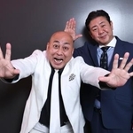 　長谷川雅紀（左）と渡辺隆＝東京都品川区
