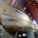 　第五福竜丸の船体＝東京都江東区