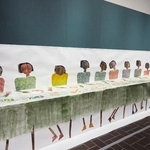 　東京都美術館の「つくるよろこび　生きるためのＤＩＹ」に展示された若木くるみ「さいごの版さん」（撮影：鈴木渉）（提供写真）