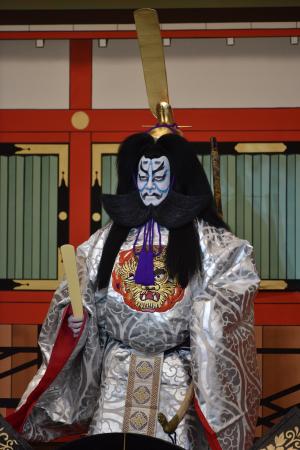 　『車引』の藤原時平をつとめる片岡市也の師匠片岡市蔵＝２０１６年１２月（（Ｃ）松竹）