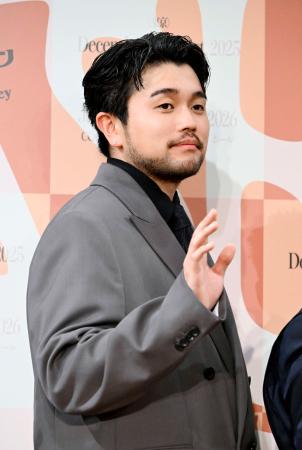 　制作発表会見に登場した井口理＝東京都港区