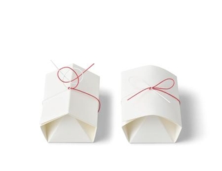 　折形デザイン研究所が紹介している箱「家ろっかく・内ろっかく」（提供写真）