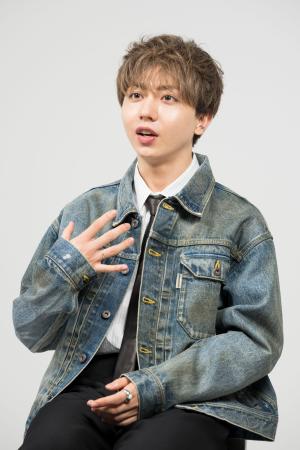 　「グループのメンバーそれぞれが個人の仕事も頑張ることで、お互いに高め合える」と話す長野凌大