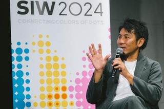 　ＳＩＷ２０２４のイベントに登壇した金山淳吾さん＝東京・渋谷（提供写真）
