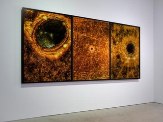 　Ｃｈｉｍ↑Ｐｏｍ　ｆｒｏｍ　Ｓｍａｐｐａ！Ｇｒｏｕｐ「穴の中の穴の中の穴」展示風景（２０２５年、ＡＮＯＭＡＬＹ、東京　撮影：森田兼次）（提供写真）