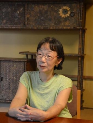 　インタビューに応える近藤ようこさん
