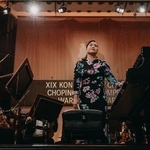 　本選の桑原志織＝２０２５年１０月２０日、ワルシャワ（（Ｃ）Ｗ．Ｇｒｚｅｄｚｉｎｓｋｉ／ＮＩＦＣ）