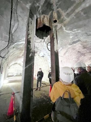 　大本営地下壕跡＝東京都新宿区