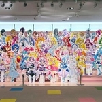 　東映アニメーションミュージアムの「プリキュアシリーズ」のキャラクターが勢ぞろいした展示＝東京都練馬区（（Ｃ）ＡＢＣ-Ａ・東映アニメーション）