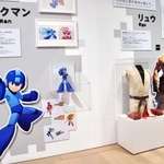　展覧会の「カプコン　ゲームクロニクル」コーナー＝東京都中央区（（Ｃ）ＣＡＰＣＯＭ）