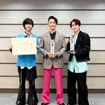 　「Ｓｎｏｗ　Ｍａｎ」の（左から）阿部亮平、岩本照、深沢辰哉