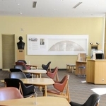 　東京都美術館の「佐藤慶太郎記念　アートラウンジ」＝東京都台東区