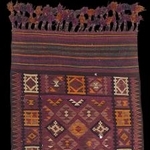 　文化学園服飾博物館が所蔵するアフガニスタンの敷物（１９７０-８０年代）（提供写真）