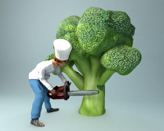 　シネマ・ダイニング・シリーズ「ル・プチシェフ＆フレンズ」で、卓上に展開される３Ｄアニメの主人公「プチシェフ」（提供写真）