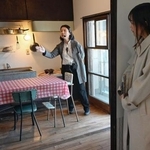 　復元された団地の住戸＝東京都北区の「ＵＲまちとくらしのミュージアム」